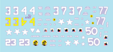 Star Decals 72-A1167 1:72 US 6th Armored Division # 1