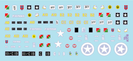 Star Decals 72-A1178 1:72 D-Day DUKW