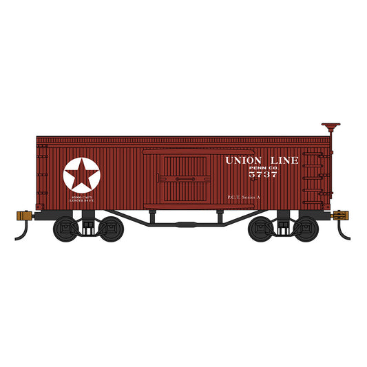 Bachmann USA Old-Time Box Car - Union Line HO Gauge 72310