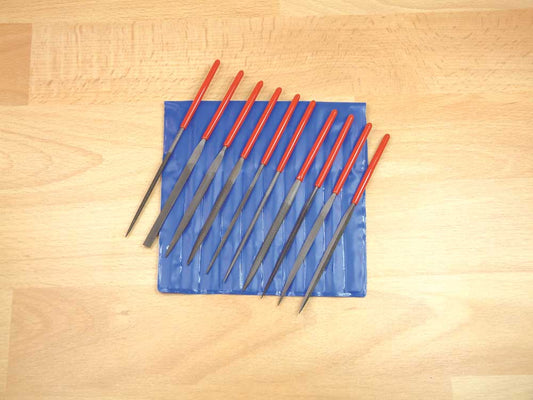 Expo Tools Set Of 10 Steel Needle Files In Wallet 72510