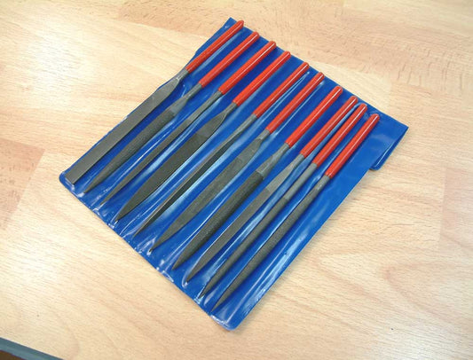 Expo Tools Set Of 10 Steel Warding Files In Wallet 72541