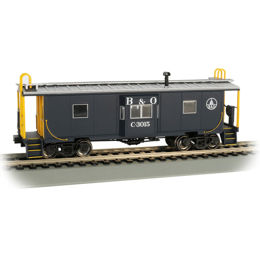 Bachmann USA Bay Window Caboose (with Roof Walk) - B&O HO Gauge 73204