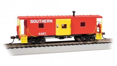 Bachmann USA Bay Window Caboose (without Roof Walk or Ladder) Southern #X427 HO 73211