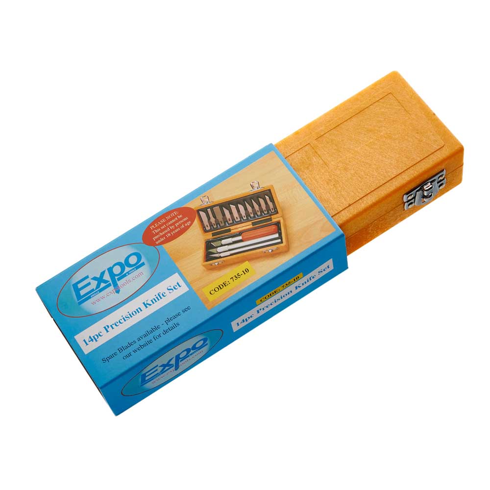 Expo Tools 73510 14Pc Knife Set In Case