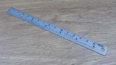 Expo Tools 6' S/Steel Engraved Rule 74010.