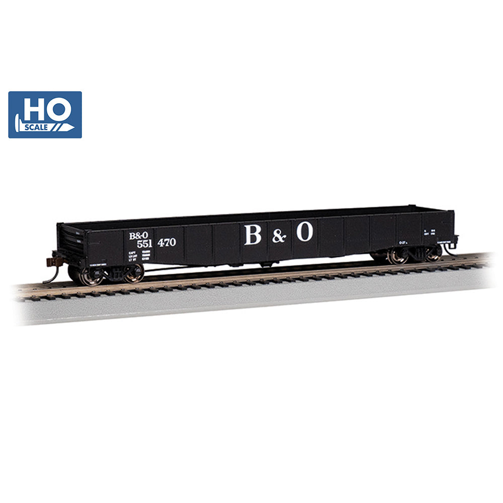 Bachmann USA 50'6" Drop-End Gondola - Baltimore & Ohio HO Gauge 74802