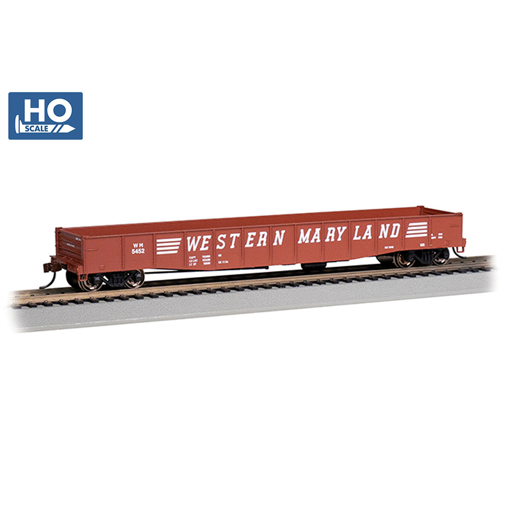 Bachmann USA 50'6" Drop-End Gondola - Western Maryland HO Gauge 74804