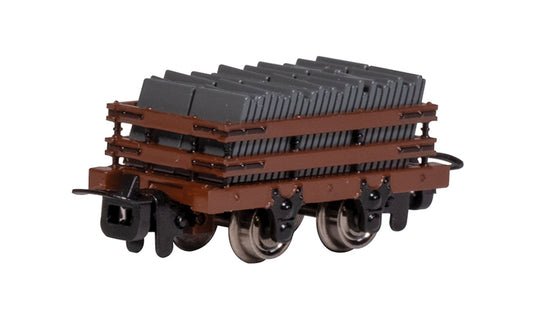 NG Thomas 77316 Slate Wagon with Load - Brown OO9 Gauge