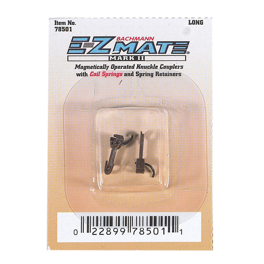 Bachmann USA Mag. Operated EZ Mate Mark II Couplers Long (12Pr/Card) N 78501