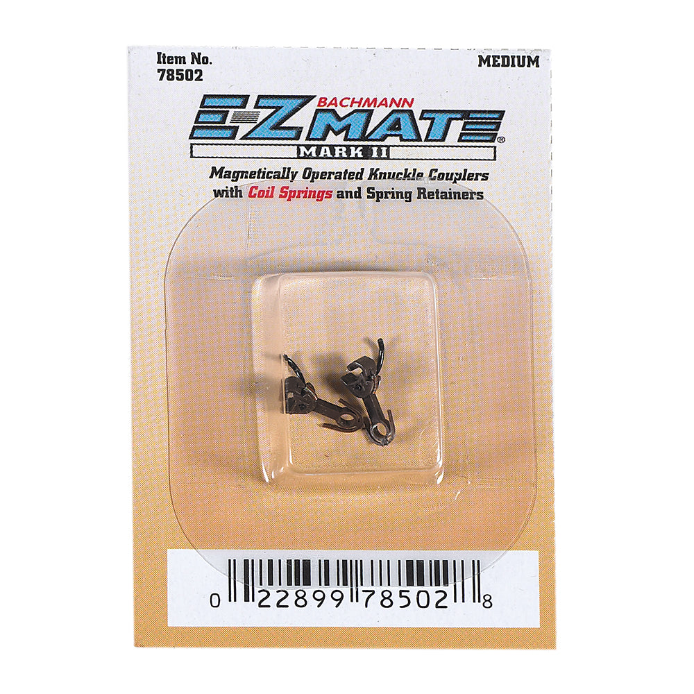 Bachmann USA Mag. Operated EZ Mate Mark II Couplers Medium (12Pr/Card) N 78502