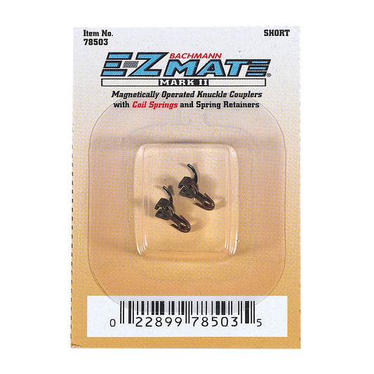 Bachmann USA Mag. Operated EZ Mate Mark II Couplers Short (12Pr/Card) N 78503