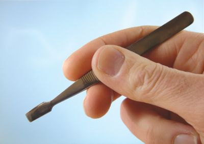 Expo Tools Spade Ended Tweezer Stainless 79004.