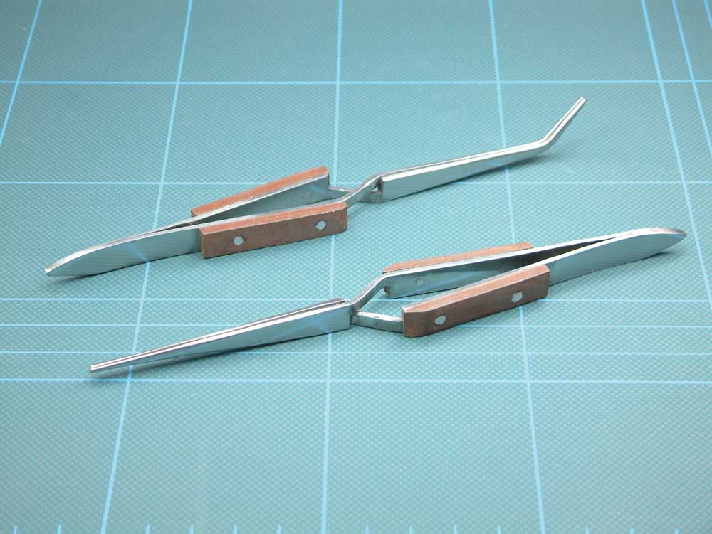 Expo Tools 79020 Self Closing Tweezer Straight Insulated Handles - 6.5 Inch.