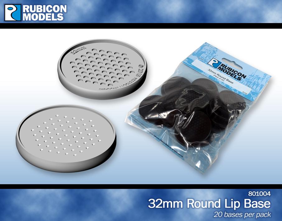 Plastic Soldier Company 801004 32mm Round Bases