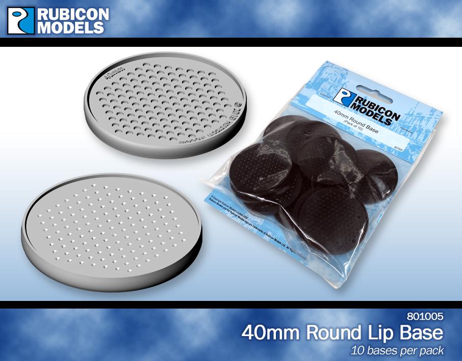 Plastic Soldier Company 801005 40mm Round Bases