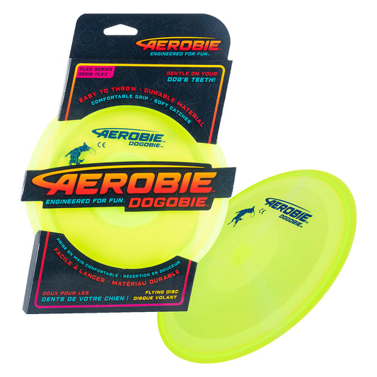Aerobie Dogobie Flying Disc 8" Dog Toy (Yellow)