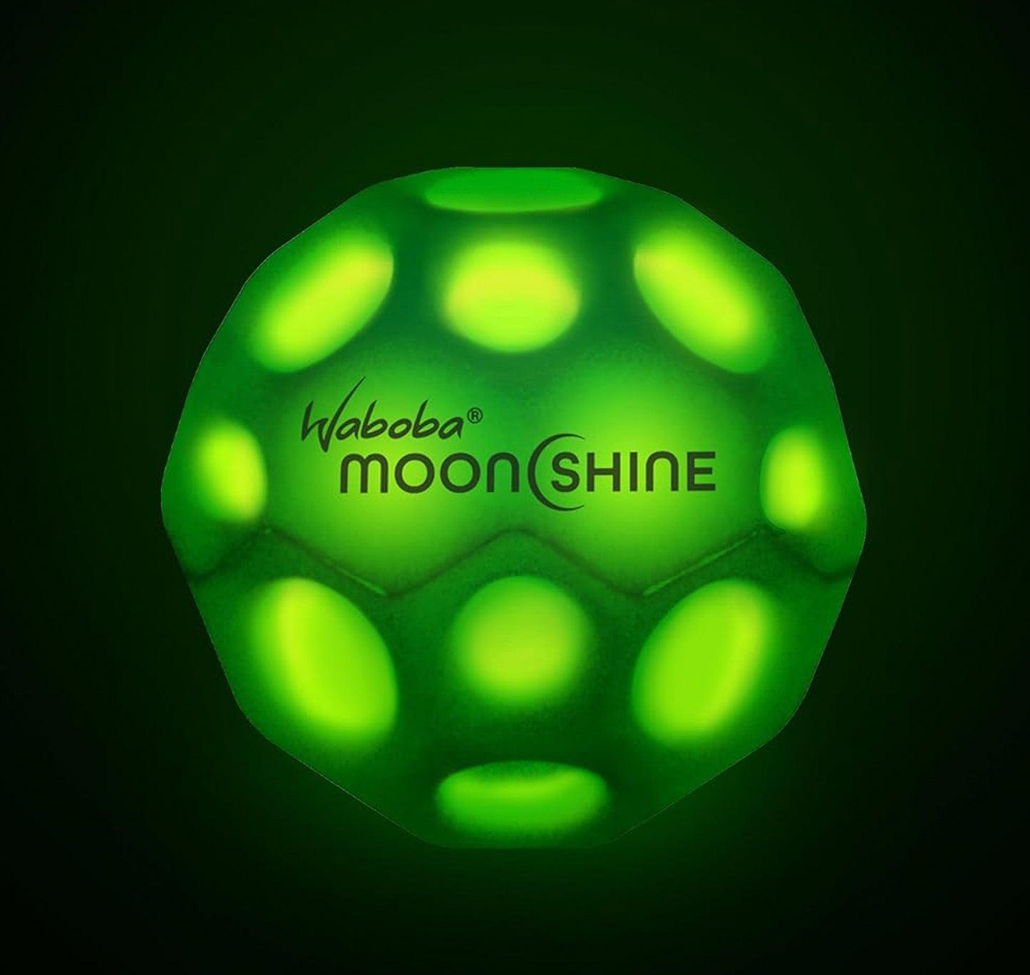 Waboba Moonshine Light Up Super Bouncing Ball Toy - Assorted Colours 815091