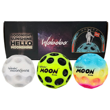 Waboba Land Ball 3-Pack (Moon/Graident/Moonshine)