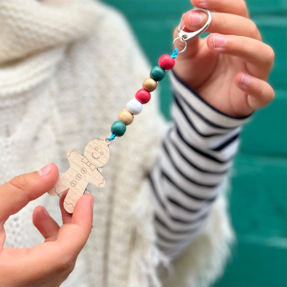 Cotton Twist Make Your Own Gingerbread Character Christmas Keyring