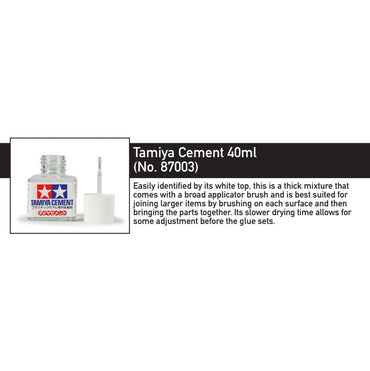 TAMIYA 87003 Liquid Cement Twin Pack 2 x 40ml