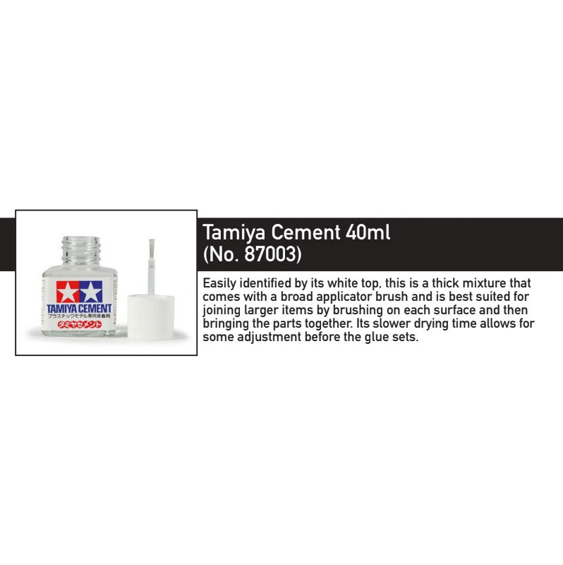 TAMIYA 87003 Liquid Cement Twin Pack 2 x 40ml