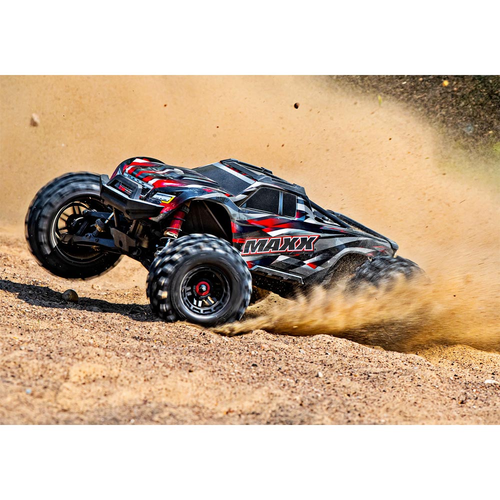 Traxxas WideMaxx 1:10 4x4 4S RTR RC Monster Truck - RED