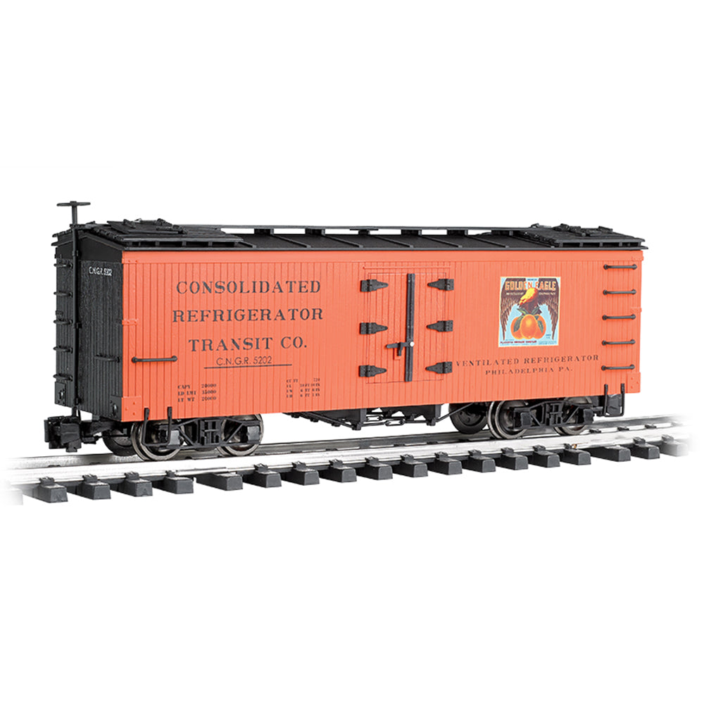 Bachmann USA Reefer - Golden Eagle Oranges G Gauge 93203