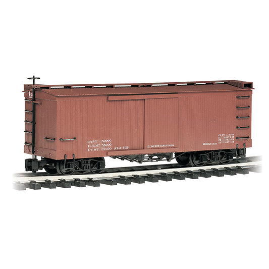 Bachmann USA Box Car - Mineral Red, Data Only G Gauge 93302