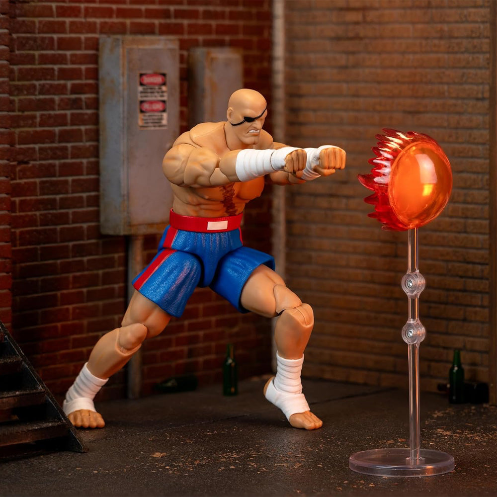 Jada Street Fighter II Sagat 7.5" Deluxe Collector Figure