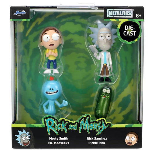 Jada Rick & Morty 2.5" Metalfigs Diecast Figure 4-Pack