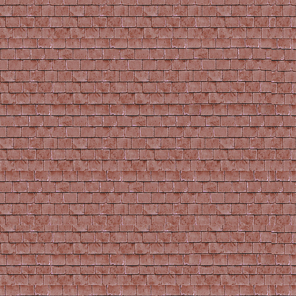 Art Printers N Gauge Building Material Red Roof Tiles BM063N