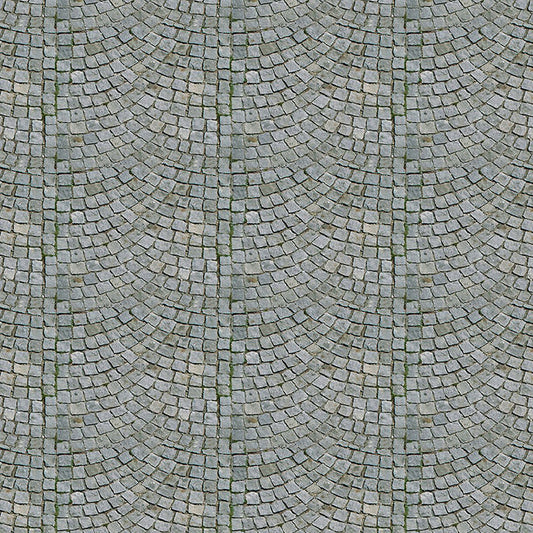 Art Printers N Gauge Building Material Curved Cobbles BM070N