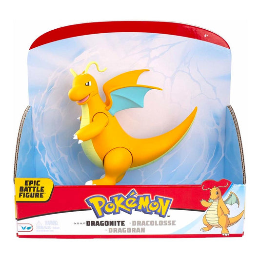 Pokemon Dragonite Epic Battle Action Figure 30cm Toy 97696 Jazwares