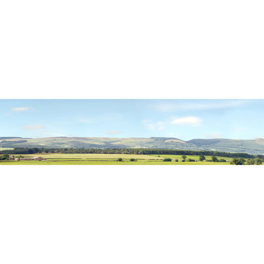 Art Printers Hills & Dales OO Gauge 15in High 10ft Long High Backscene 207D