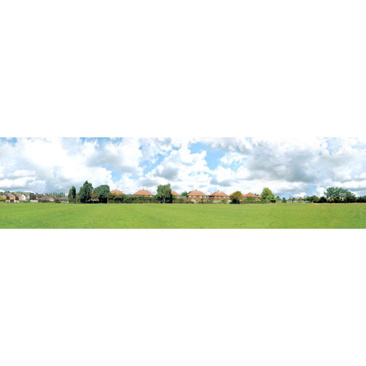 Art Printers Into The Town OO Gauge 15in High 10ft Long High Backscene 106C