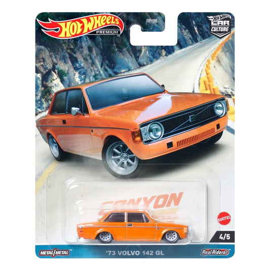 Hot Wheels Premium Car Culture HKC53 '74 Volvo 142 GL 1:64 Diecast Car