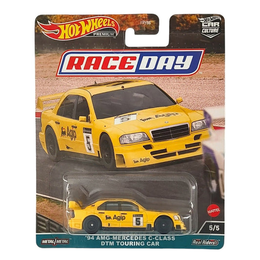 Hot Wheels HKC62 Race Day: '94 AMG-Mercedes C-Class DTM 1:64 Premium Diecast Car