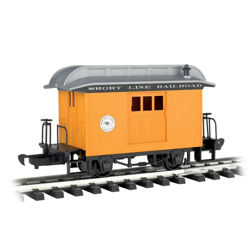 Bachmann USA Li'l Big Haulers Baggage Short Line Railroad Yellow w/Silver Roof G 97096
