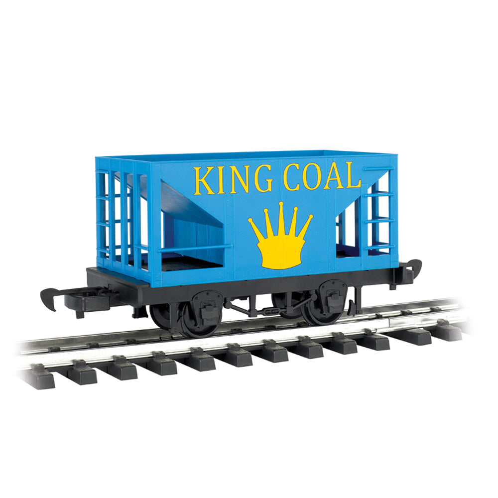 Bachmann USA Li'l Big Haulers - Hopper Car - King Coal G Gauge 98091