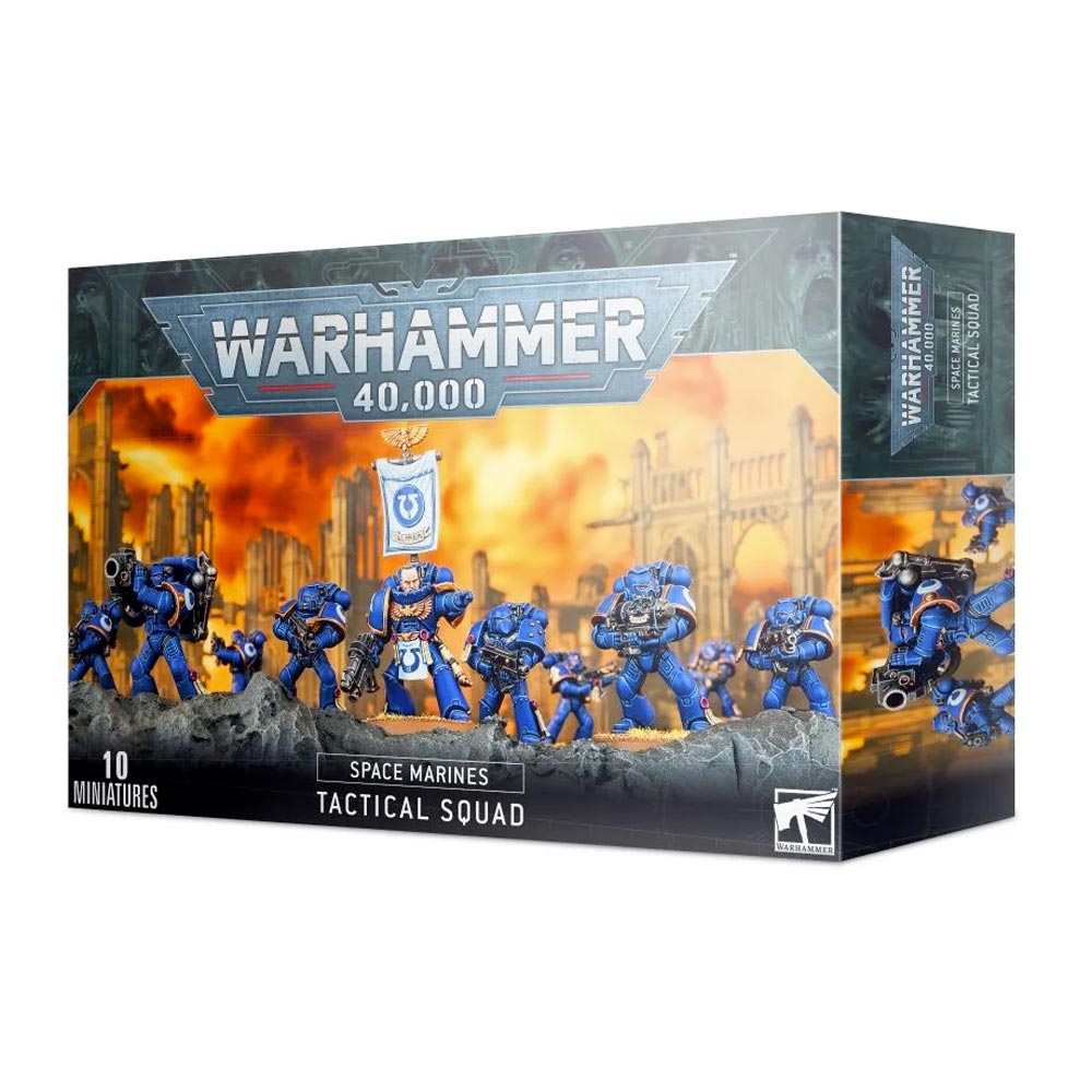 Games Workshop Space Marines Tactical Squad Warhammer 40k 48-07