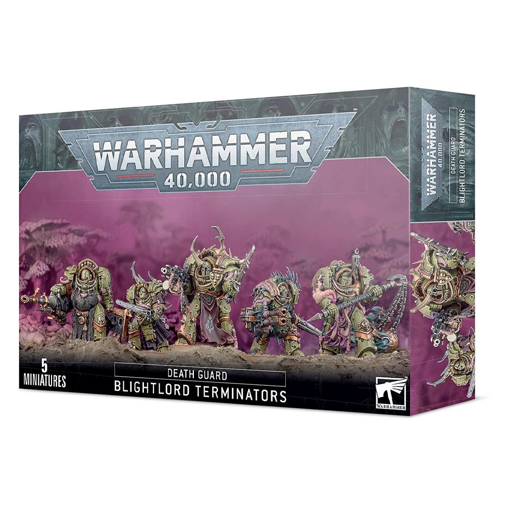 Games Workshop Death Guard: Blightlord Terminators Warhammer 40k 43-51