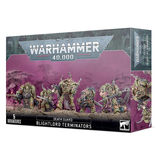Games Workshop Death Guard: Blightlord Terminators Warhammer 40k 43-51