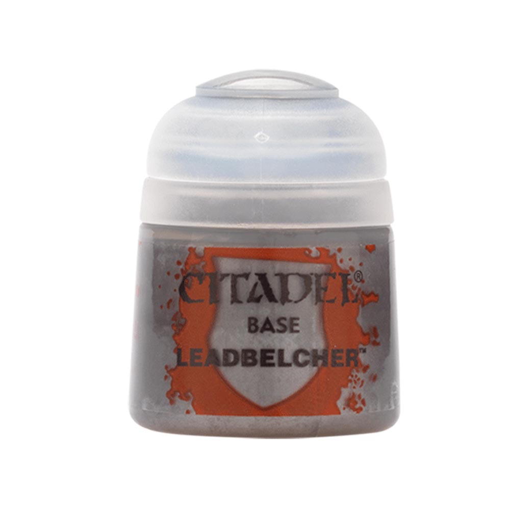 Games Workshop Citadel Base Paint: Leadbelcher 12ml Warhammer 21-28