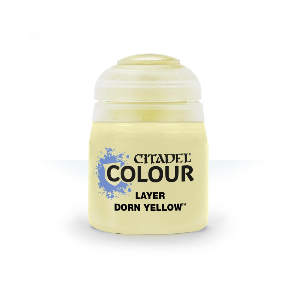 Games Workshop Citadel Layer Paint: Dorn Yellow 12ml Warhammer 22-80