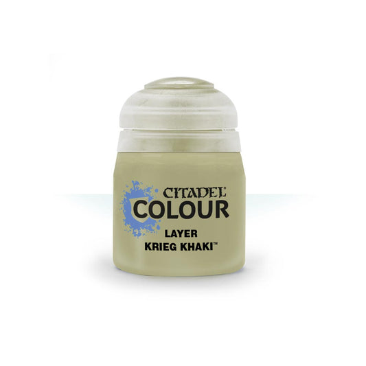 Games Workshop Citadel Layer Paint: Krieg Khaki 12ml Warhammer 22-83