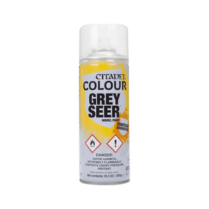 Games Workshop Citadel Spray Paint: Grey Seer Paint Warhammer 62-34