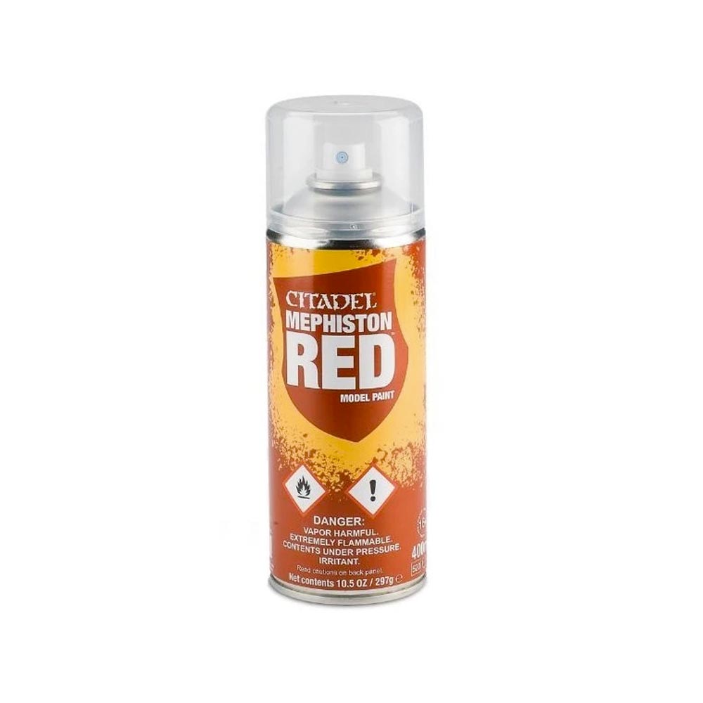 Games Workshop Citadel Spray Paint: Mephiston Red Warhammer 62-15