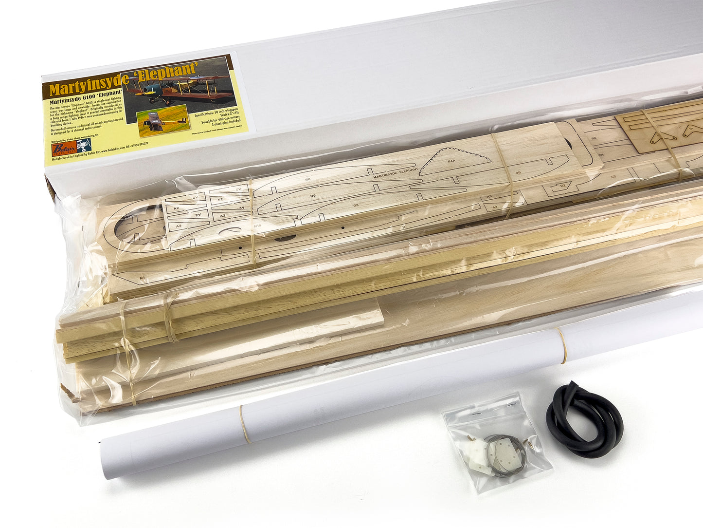 Belair Martinsyde Elephant - 50" Electric Scale Plane Assembly Kit BA015