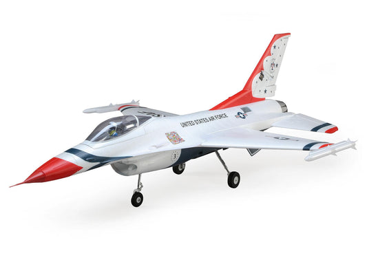 E-flite F-16 Thunderbirds 70mm EDF Jet BNF Basic with AS3X and SAFE 6S RC Plane