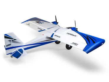 E-flite Twin Timber 1.6m BNF Basic with AS3X and SAFE Select 3S/4S RC Plane